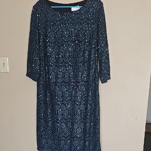 Elegant Black Lace Dress